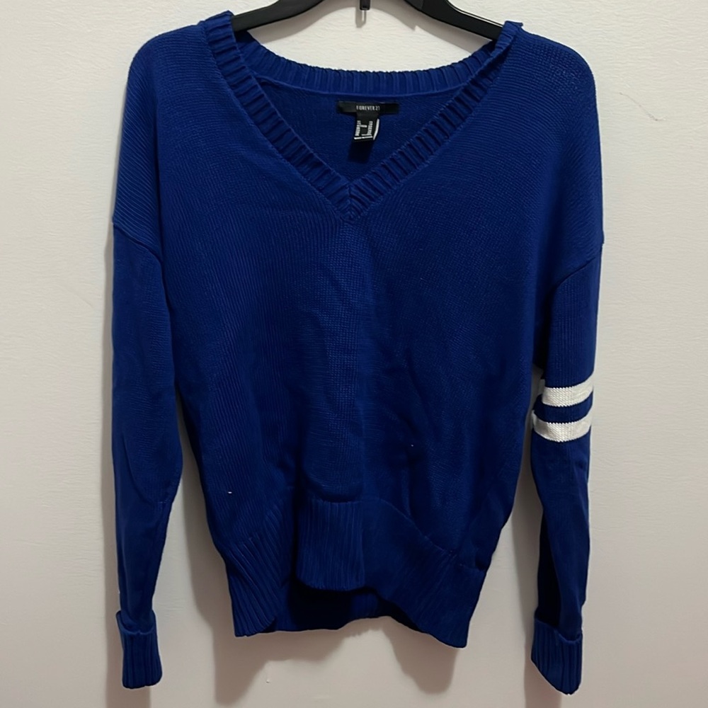 Forever 21 Knitted V Neck Sweater